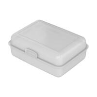 Artikelbild Lunch box "School Box" large with separating bowl, transparent-milky