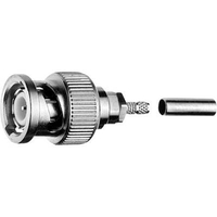 TELEGÄRTNER 100023359 100023359 CONNECTEUR BNC MÂLE, DROIT 50 ? 1 PC(S)