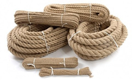 8MM / 50M NATURAL JUTE ROPE TWISTED BRAIDED DECKING GARDEN BOATING CORD SASH BY AUTOMOTIVE WORLD SOURCING 2549