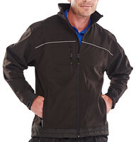 Beeswift Soft Shell Jacket Black 2XL