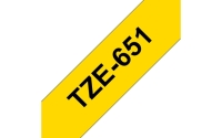 TZe-Schriftbandkassetten TZe-651, schwarz auf gelb Bild1