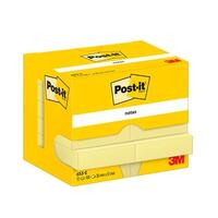 POST-IT BLOCS NOTAS 653 CANARY YELLOW 38X51 -PACK 12-