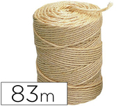 CUERDA SISAL 3 CABOS LIDERPAPEL ROLLO 1/2 KG