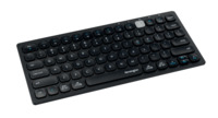 Tastatur Kompakt Multi-Device Dual Wireless DE, schwarz