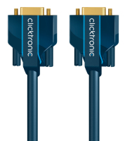 ClickTronic 3m VGA Connection VGA kabel VGA (D-Sub) Blauw