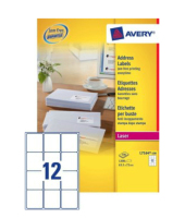 Avery L7164-100 etykiety adresowe Biały Etykieta samoprzylepna