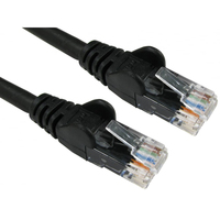 Cables Direct 40m Economy Gigabit Networking Cable - Black