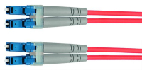 Telegärtner LC/LC, 50/125, OM3, 3m câble de fibre optique Rouge