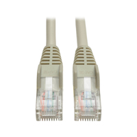 Tripp Lite N001-012-GY Cable Ethernet (UTP) Patch Moldeado Snagless Cat5e 350 MHz (RJ45 M/M) - Gris, 3.66 m [12 pies]