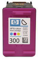 HP 300 Tri-colour Ink Cartridge tintapatron Eredeti Cián, Magenta, Sárga