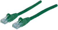 Intellinet Network Patch Cable, Cat6, 20m, Green, CCA, U/UTP, PVC, RJ45, Gold Plated Contacts, Snagless, Booted, Lifetime Warranty, Polybag