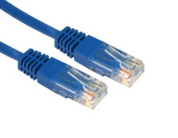 Cables Direct 0.5m Cat5e networking cable Blue U/UTP (UTP)