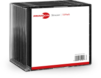 Primeon 2761401 optical disc case Slimline case 1 discs Black
