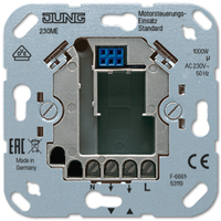 JUNG 230 ME Elektroschalter Schlüsselschalter Metallisch