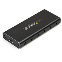 StarTech.com M.2 NGFF SATA Festplattengehäuse - USB 3.1 (10Gbit/s) mit USB-C Kabel