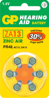 GP Batteries Hearing Aid ZA13 Batterie à usage unique 13 Zinc-Air