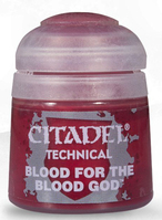 Games Workshop Technical Blood For The Blood God Acrylfarbe 12 ml Rot Topf