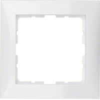 Hager 10118989 Wandplatte/Schalterabdeckung Weiß