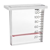 TFA-Dostmann 47.1014 rain gauge 12 cm Transparent, White