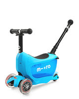 Micro Mobility Mini2go Deluxe Plus Kinder Dreiradroller Blau