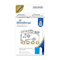 MediaRange MRBTZ531 labelprinter-tape Zwart op blauw