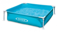 Intex 57173 Aufstellpool Gerahmter Pool Quadrat 342 l Blau