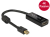 DeLOCK 62613 video cable adapter 0.2 m Mini DisplayPort HDMI Type A (Standard) Black