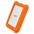 LaCie Rugged USB-C externe harde schijf 4 TB Oranje, Zilver