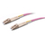 Uniformatic 21375 InfiniBand/fibre optic cable 7 m LC OM4 Rose