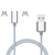 MCL MC923-1C/2AZ-1M câble USB USB 3.2 Gen 1 (3.1 Gen 1) USB C USB A Gris