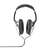 Nedis HPWD1200BK hoofdtelefoon/headset Draadloos Hoofdband Zilver, Zwart