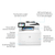HP Color LaserJet Enterprise Stampante multifunzione Enterprise Color LaserJet M480f, Colore, Stampante per Aziendale, Stampa, copia, scansione, fax, Compatta; Avanzate funziona...
