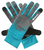 Gardena 11501-20 beschermende handschoen Tuinhandschoenen Zwart, Blauw, Grijs Katoen, Elastaan, Nylon, Polyester, Polyurethaan
