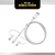 OtterBox 3in1 USBA-Micro/Lightning/USBC cable, Cloud Dream White