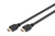Digitus AK-330124-010-S HDMI kábel 1 M HDMI A-típus (Standard) Fekete