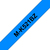 Brother M-K521B Etiketten erstellendes Band Scwarz auf blau