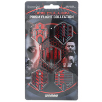 5er Set Dart Flights Joe Cullen, Rockstar, Collection 8138