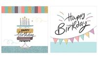 SUSY CARD Carte d'anniversaire "Happy Eco B-day Garland" (40054230)