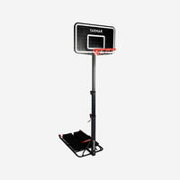 Adjustable (2.40m To 3.05m) Folding Basketball Hoop B100 Easy Box - One Size