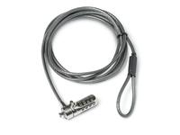 Dicota Security Cable T-Lock, combination, 3x7mm slot