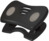 Unilux NYMPHEA Fußstütze schwarz, flexibler Winkel, Höhe verstellbar
