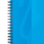 Oxford TOUCH A4+ Collegeblock, Lineatur 28 (kariert mit Rand rechts und links), 80 Blatt, Optik Paper® , 4-fach gelocht, Doppelspirale, Mikroperforation und Ausreißhilfe, meerblau