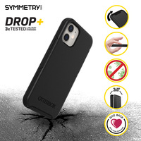 OtterBox Symmetry antimikrobiell iPhone 12 mini Schwarz - ProPack (ohne Verpackung - nachhaltig) - Schutzhülle