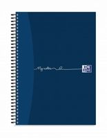 Oxford MyNotes Notebook Wirebound 90gsm Ruled Margin Perf Punched 4 Holes 100pp A4 Ref 400020193 [Pack 5]