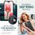 Hülle mit Ring für iPhone 15 Plus Silikon Handyhülle Case Schutz Cover Ringhülle Schwarz