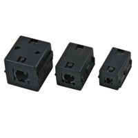 Ferrit-Ringkern 10,0mm,schwarz Bauform: eckig