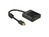 Adapter mini Displayport 1.2 Stecker an HDMI Buchse, 4K Aktiv, schwarz, 0,2m, Delock® [62611]