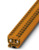 Durchgangsklemme, Federzuganschluss, 0,08-4,0 mm², 2-polig, 24 A, 8 kV, orange,