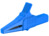 Abgreifklemme, blau, max. 20 mm, L 82.2 mm, CAT II, Buchse 4 mm, 66.9755-23