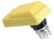 Zustimmungsschalter, 2-polig, gelb, unbeleuchtet, IP65, HE3B-M2PY